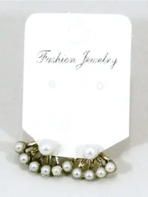 Aros jackets con perlas - ULTIMA MODA!!!