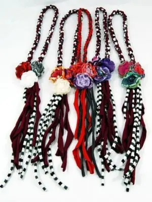 Collar de totora - Collar de diseño - SURTIDO DE COLORES