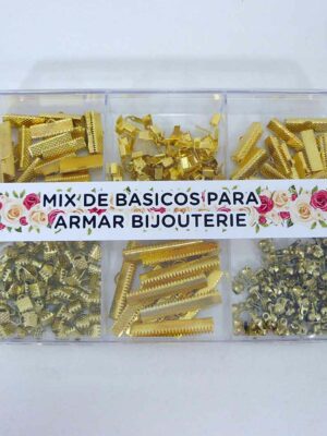Caja de acrílico con cocodrilos Dorados Medidas Surtidas - Terminales - Pirañas