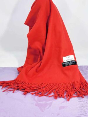 Chalina de Cashemere – MEDIDAS 2,00 x 1,40 mts – Colores rojos y lilas