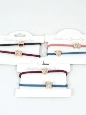 Par de gomitas con strass
