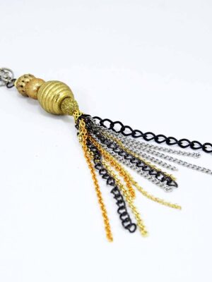 Llavero con lluvia de cadenas