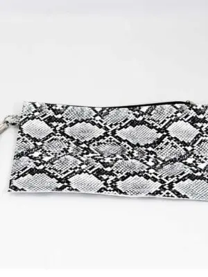 Sobre de fiesta 27x16 - Marca CORAZONAR - REPTIL NEGRO Y BLANCO