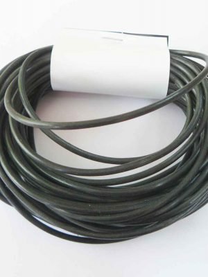 Cordón de silicona negra de ø 3mm - x 10 Metros
