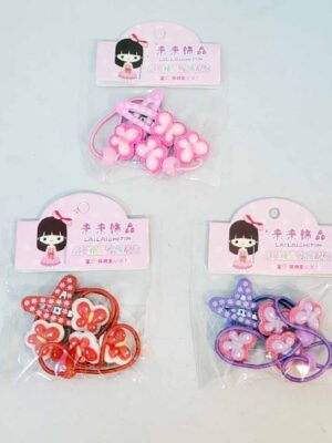 Set de 2 gomitas y 2 tic tac con mariposas