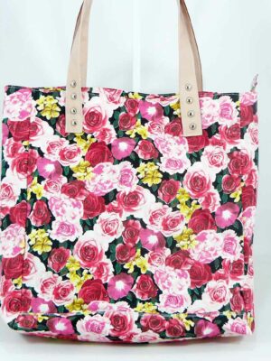 Bolso estampado flores multicolor