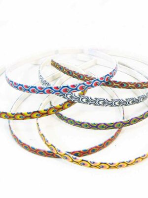 Vincha acrílica 10mm estampada