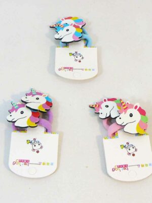 Par de gomitas con unicornio - COLORES SURTIDOS