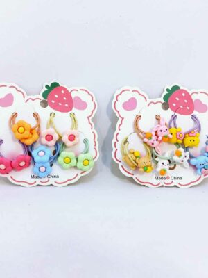 Blister de 5 pares de gomitas con personajes surtidos