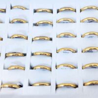 Caja de Anillos de acero quirurgico por