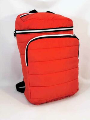 Mochila bolso matero matero PUFFER - MARCA CORAZONAR - ROJO