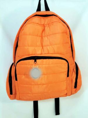 Mochila PUFFER 40x38x20 - Tipo escolar - NARANJA