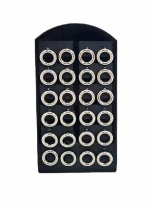 Blister de aros acero quirúrgico - x 12 PARES
