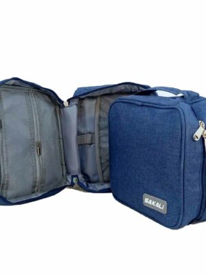 Organizador de viaje tipo valijita - AZUL