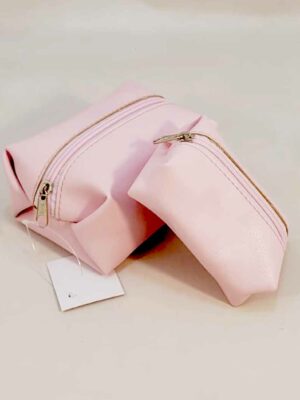 Juego de 2 porta neceser porta cosméticos - ROSA