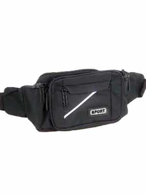 Riñonera de cordura - DE CALIDAD - NEGRA
