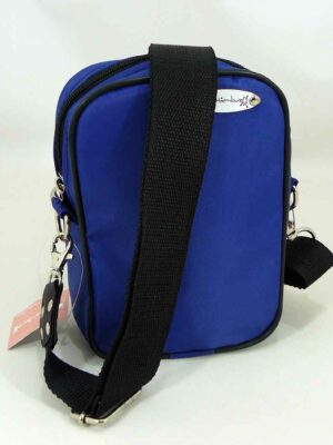 Bandolera de kiplin deportivo - 15x19x7 - Marca SETIEMBRE - Forrada - AZUL