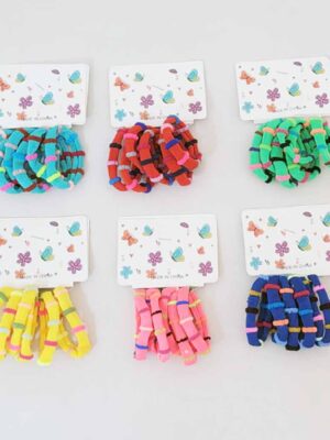 6 gomitas a rayas - OFERTAS