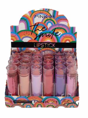 6 Labiales - Lips Stick - TONOS SURTIDOS - MARCA PINK 21