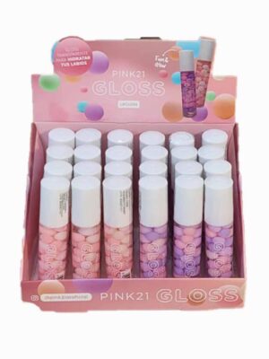 Brillo labial - 6 UNIDADES - MARCA PINK 21