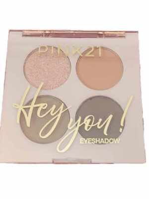 Paleta de sombras x 4 colores - MARCA PINK 21 - COLORES SURTIDOS