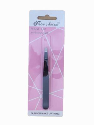 Pinza de depilar en blister - NEGRA