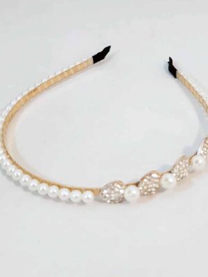 Vinchas con perlas y strass