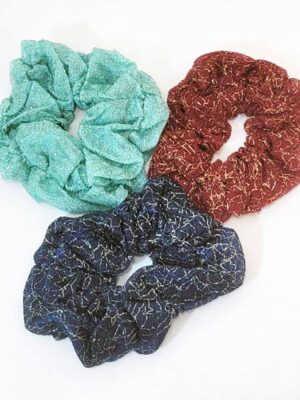Scunci con brillos - COLORES SURTIDOS