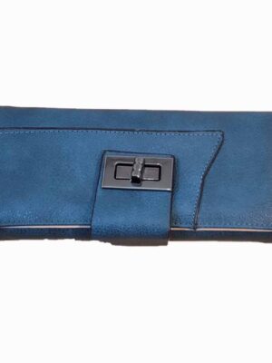 Billetera de de calidad con cierre - AZUL