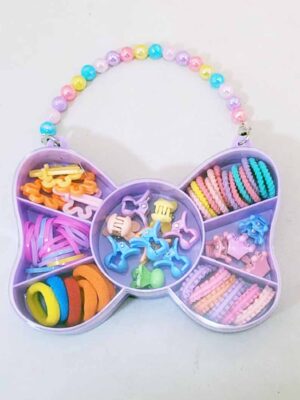 Set de gomitas para trenza y cocodrilos - Estrella - Ideal regalito