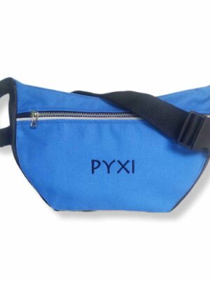 Riñonera bandolera de cordura - 30x15x4 - Marca PYXI - Forrada - AZUL