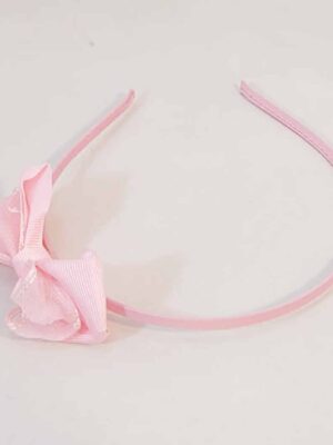 Vinchas con moño Rosa