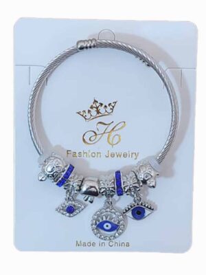 Pulsera estilo PANDORA  - OJO TURCO