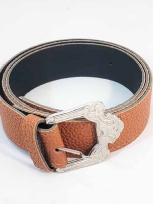 Cinto de hebilla metálica - PASO 30 mm - CAMEL - 1,10 metro
