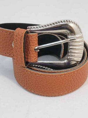 Cinto de hebilla metálica - PASO 30 mm - CAMEL - 1,10 metro