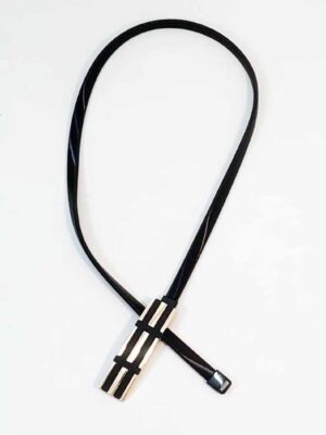 Cinto de cadena elástica negra