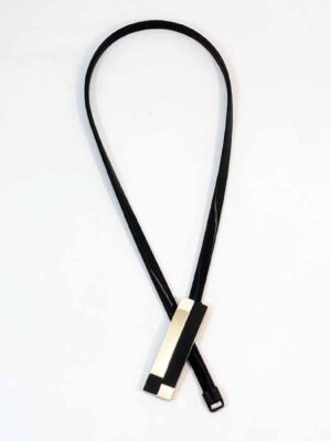 Cinto de cadena elástica negra