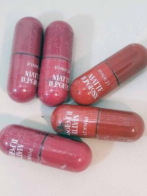 Brillo Labial para cartera - MARCA PINK 21 - 5 UNIDADES