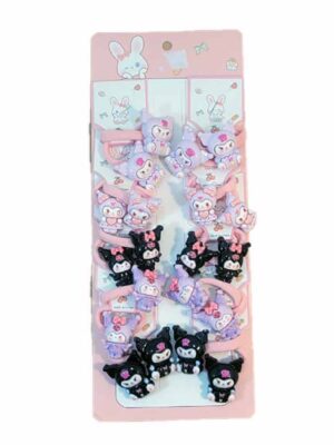 Blister con 10 pares de gomitas Kuromi & Friends