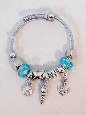 Pulsera estilo PANDORA  - CARACOLES
