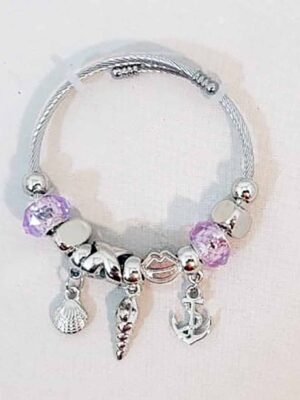 Pulsera estilo PANDORA  - CARACOLES