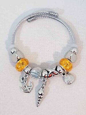 Pulsera estilo PANDORA  - CARACOLES