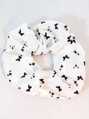 Scunci de gasa - BLANCO