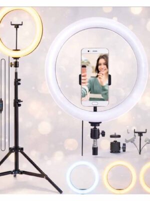 Aro de luz + trípode